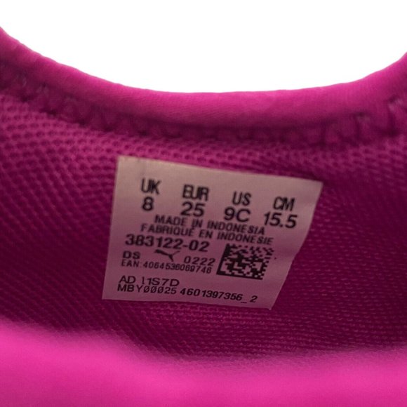 Puma Toddler Girls' Size US 9C Pacer Future Bleach Pink Shoe Sneaker Near New - Picture 10 of 10